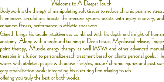 A Deeper Touch home copy